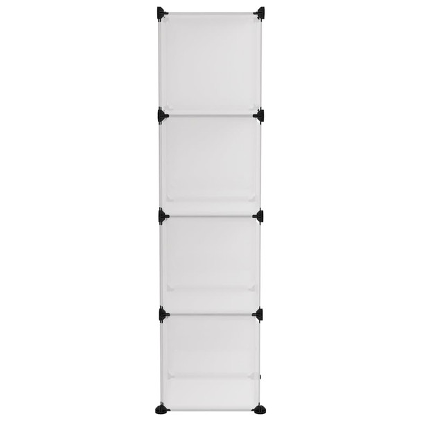 Kockasti organizator za pohranu s 12 kocki prozirni PP 340550