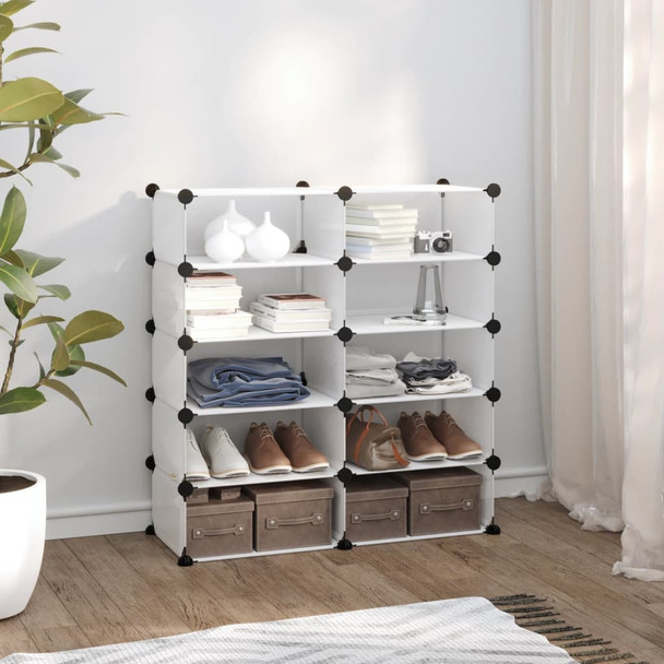 Stalak za cipele prozirni 84 x 32 x 88,5 cm PP 340567