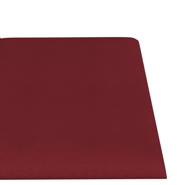 Zidne ploče od tkanine 12 kom boja vina 30 x 15 cm 0,54 m² 344013