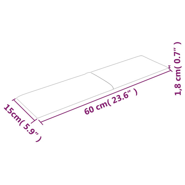 Zidne ploče od tkanine 12 kom crne 60 x 15 cm 1,08 m² 344059