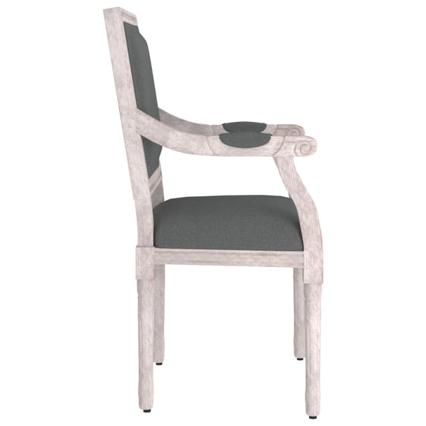 Fotelja tamnosiva 54 x 59 x 99 cm od tkanine 344488