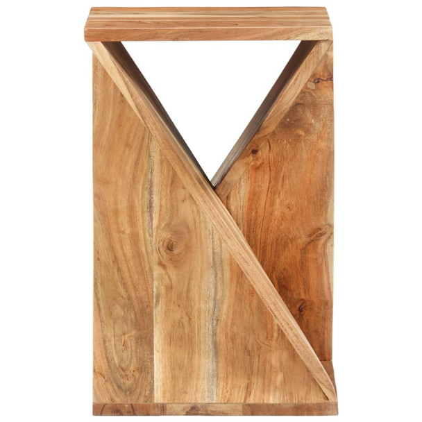 Bočni stolić 35 x 35 x 55 cm od masivnog bagremovog drva 337996