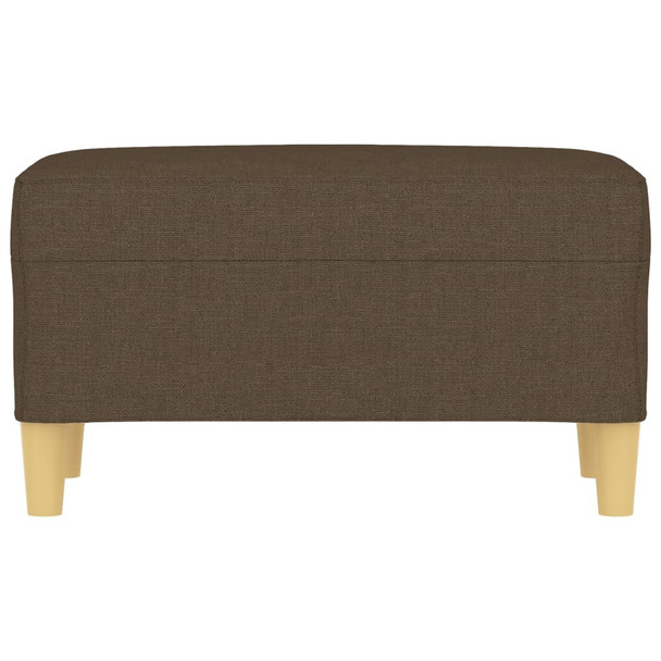 Klupa smeđa 70 x 35 x 41 cm od tkanine 349370
