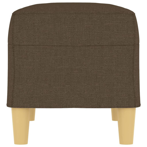 Klupa smeđa 70 x 35 x 41 cm od tkanine 349370