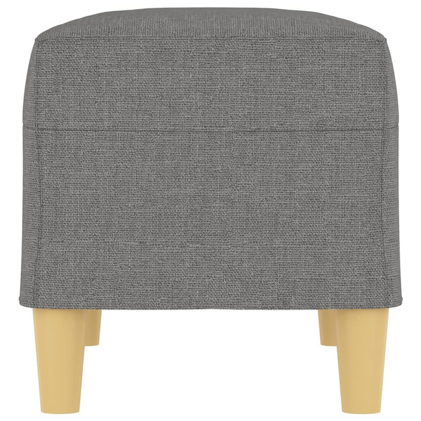Klupa tamnosiva 70 x 35 x 41 cm od tkanine 349368