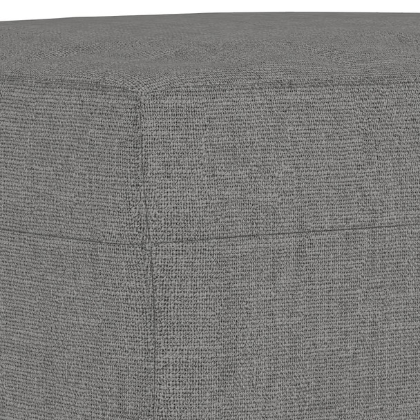 Klupa tamnosiva 70 x 35 x 41 cm od tkanine 349368