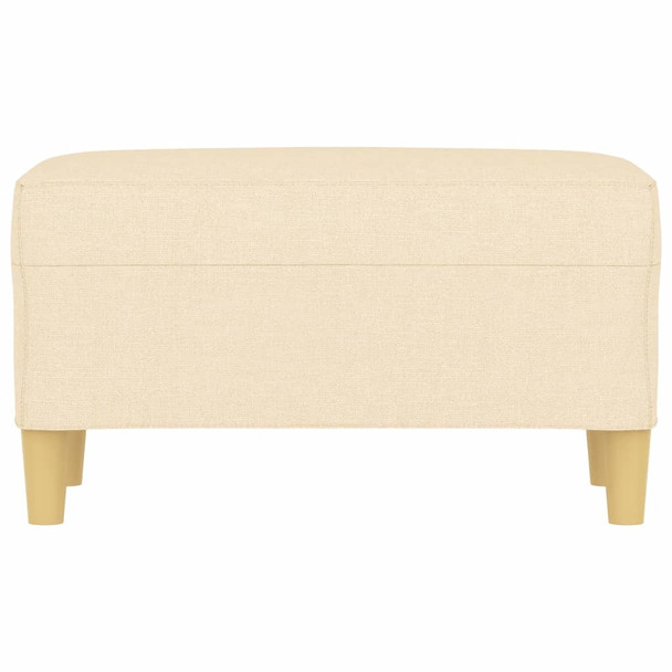 Klupa krem 70 x 35 x 41 cm od tkanine 349369
