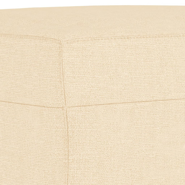 Klupa krem 70 x 35 x 41 cm od tkanine 349369
