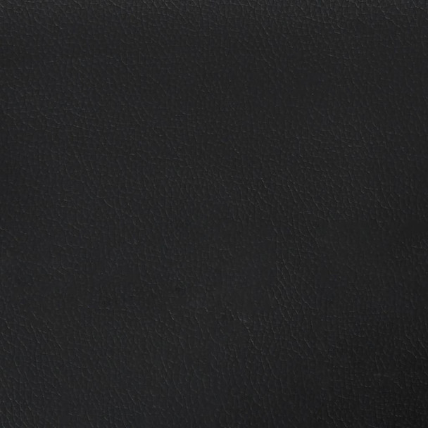 Klupa crna 70 x 35 x 41 cm od umjetne kože 349439