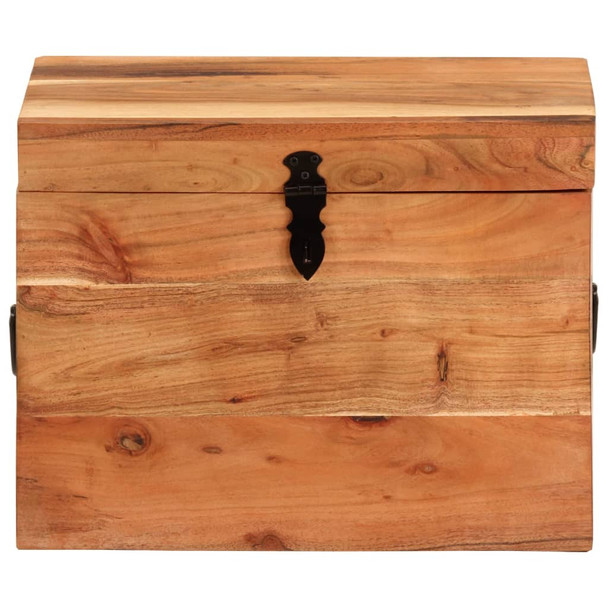 Kutija za pohranu 39 x 28 x 31 cm od masivnog bagremovog drva 338482