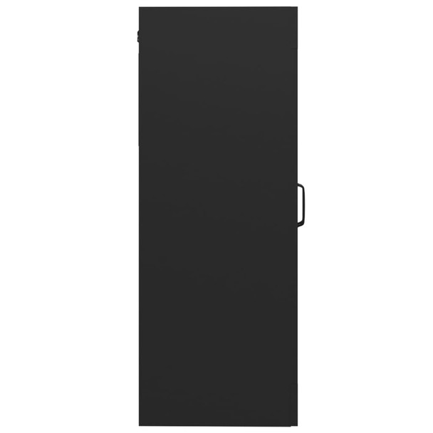 Viseći zidni ormarić crni 69,5 x 34 x 90 cm 812286