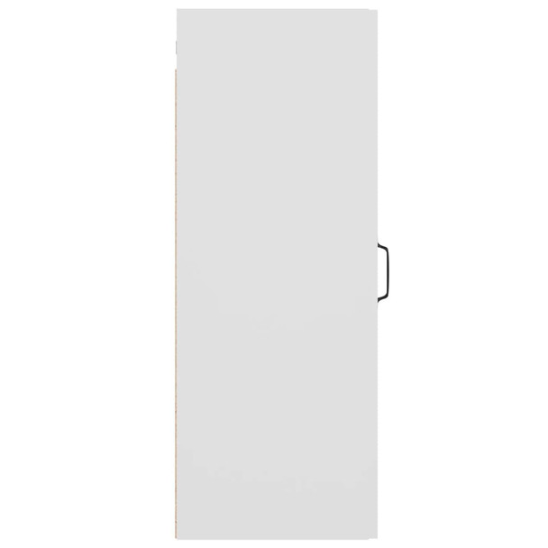 Viseći zidni ormarić bijeli 34,5 x 34 x 90 cm 812456