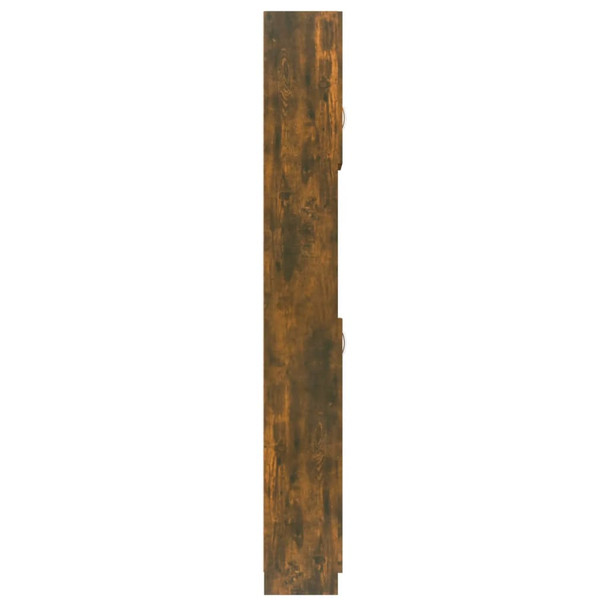 Kupaonski ormarić boja dimljenog hrasta 32x25,5x190 cm drveni 815537