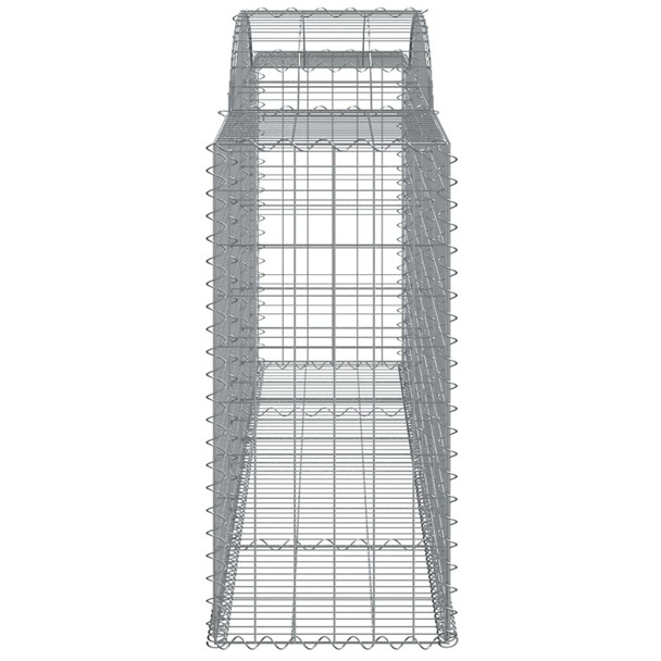 Lučne gabionske košare 8 kom 300x50x100/120cm pocinčano željezo 3146707