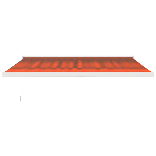 Tenda na uvlačenje narančasto-smeđa 4,5x3 m tkanina i aluminij 3154594