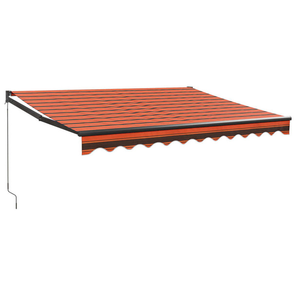 Tenda na uvlačenje narančasto-smeđa 3x2,5 m tkanina i aluminij 3154466