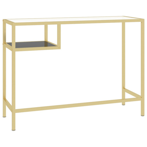 Stol za računalo prozirni 100 x 36 x 74 cm od kaljenog stakla 331626