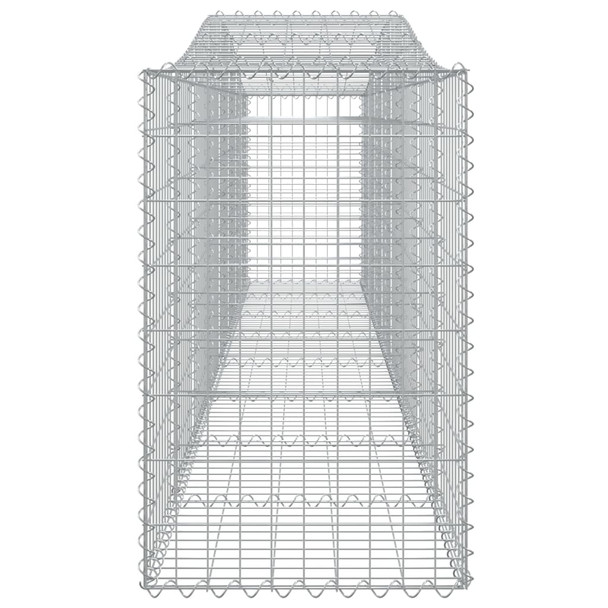 Lučne gabionske košare 3 kom 400x50x80/100 cm pocinčano željezo 3145944