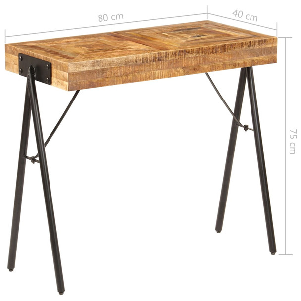 Konzolni stol od masivnog drva manga 80 x 40 x 75 cm 246339