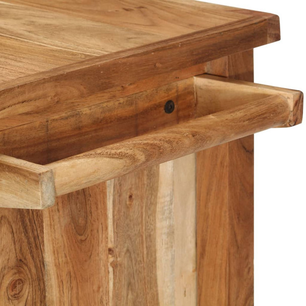 Kuhinjska kolica od masivnog bagremovog drva 80 x 45 x 91 cm 282754