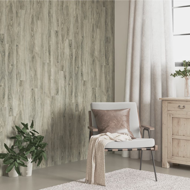 Zidne ploče s izgledom drva sive od PVC-a 4,12 m² 3189147