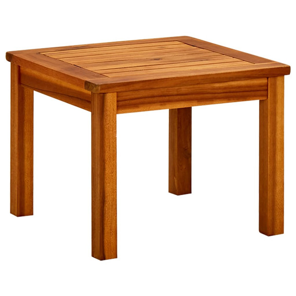 Vrtni stolić za kavu 45 x 45 x 36 cm masivno bagremovo drvo 316394