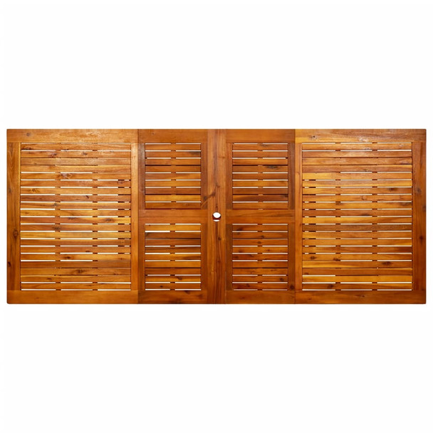 Vrtni blagovaonski stol (160 - 240)x100x75 cm od drva bagrema 316566