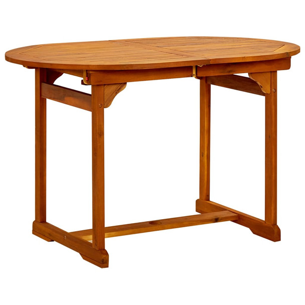 Vrtni blagovaonski stol (120-170) x 80 x 75 cm od drva bagrema 316567