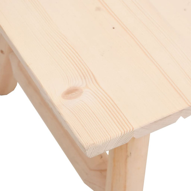 Stolić za kavu 90 x 50 x 41 cm od masivnog drva smreke 363353