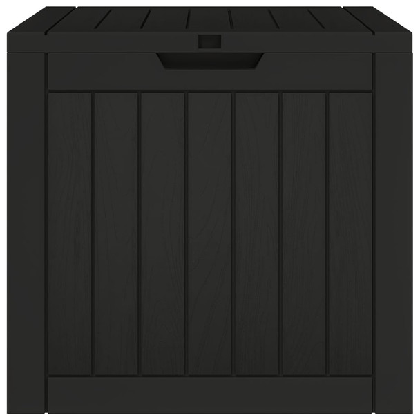 Vrtna kutija za pohranu crna 55,5 x 43 x 53 cm polipropilen 364164