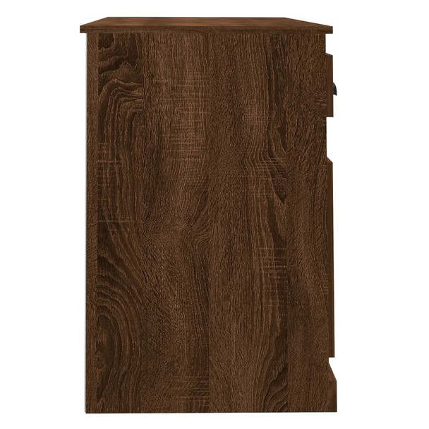 Radni stol s ladicom boja smeđeg hrasta 115 x 50 x 75 cm drveni 816479