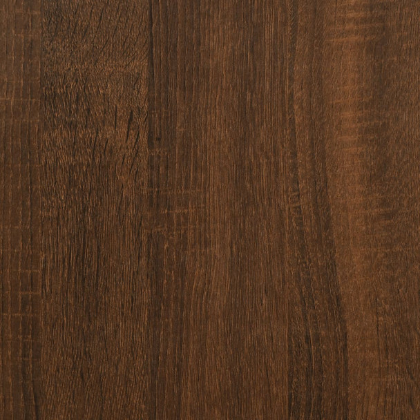 Radni stol s ladicom boja smeđeg hrasta 115 x 50 x 75 cm drveni 816479