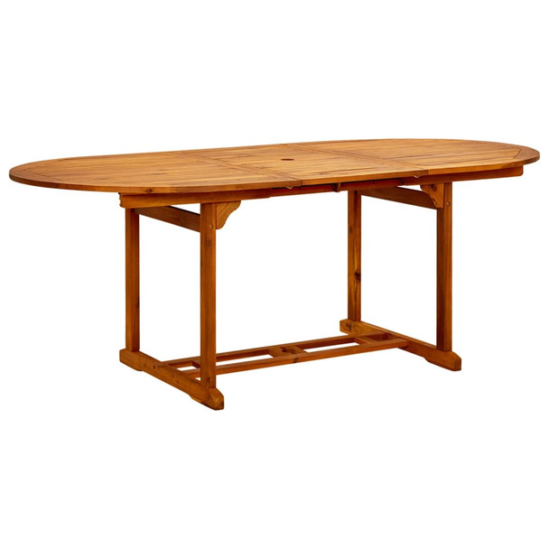 Vrtni stol od masivnog bagremovog drva 200 x 100 x 75 cm 41818