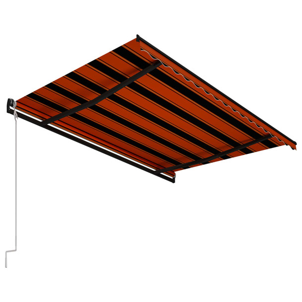 Tenda na automatsko uvlačenje 400 x 300 cm narančasto-smeđa 3055265