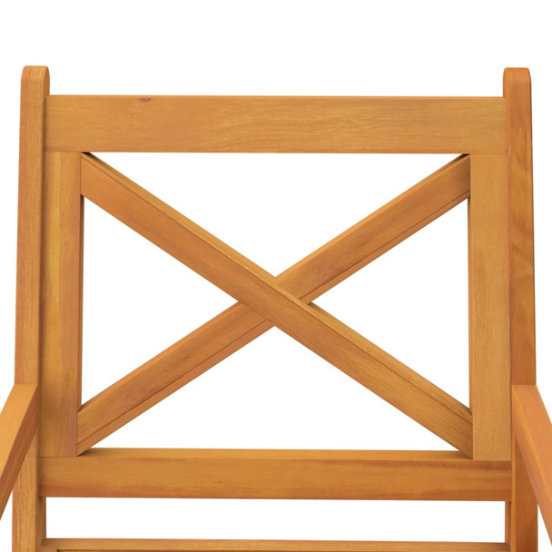 Vanjske blagovaonske stolice 2 kom od masivnog bagremovog drva 310305