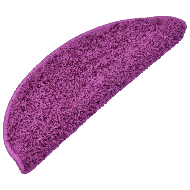 Otirači za stepenice 10 kom 65 x 21 x 4 cm ljubičasti 149809