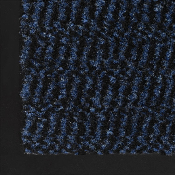 Čupavi otirač 60 x 150 cm plavi 326956