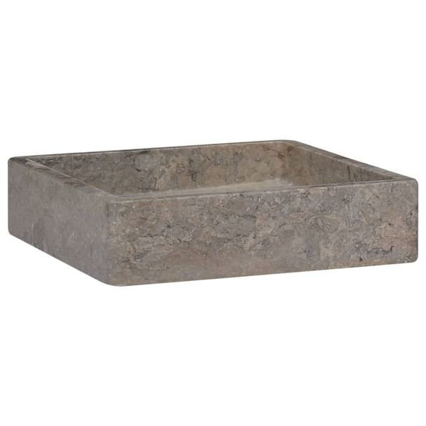 Umivaonik sivi 40 x 40 x 10 cm mramorni 149170