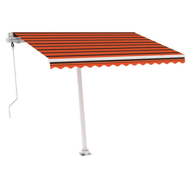 Samostojeća automatska tenda 350 x 250 cm narančasto-smeđa 3069530