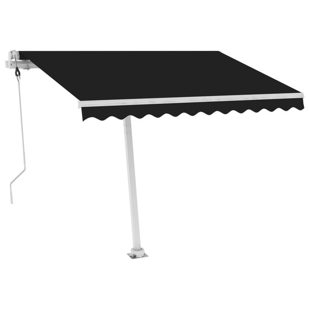 Samostojeća automatska tenda 350 x 250 cm antracit 3069529