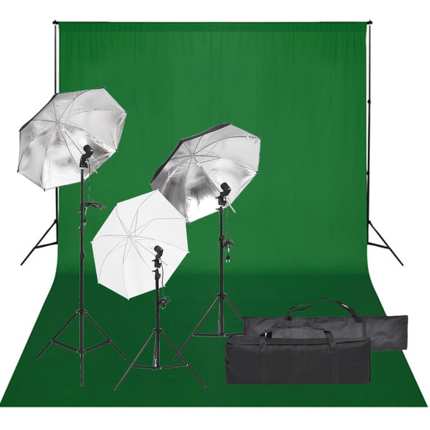 Oprema za fotografski studio sa setom svjetala i pozadinom 3094706