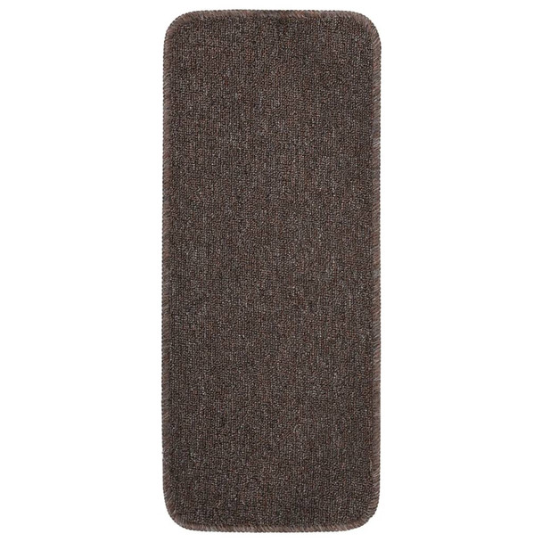 Protuklizni otirači za stepenice 15 kom 60 x 25 cm smeđi 340400