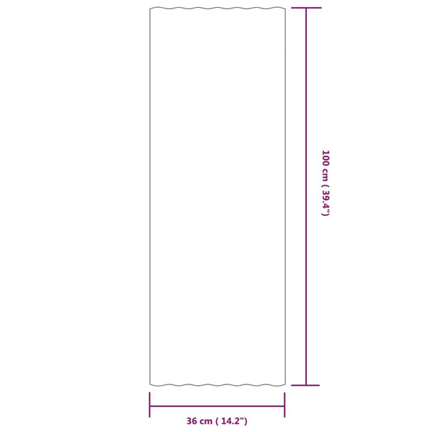 Krovni paneli 12 kom od čelika obložen prahom zeleni 100x36 cm 319142