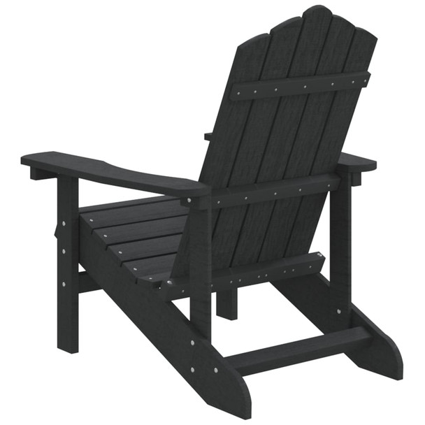 Vrtna stolica Adirondack HDPE antracit 318638