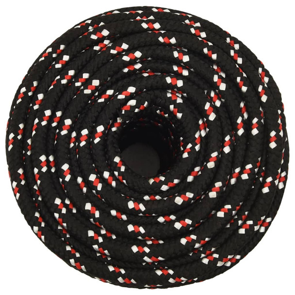 Brodski konop crni 16 mm 25 m od polipropilena 152360