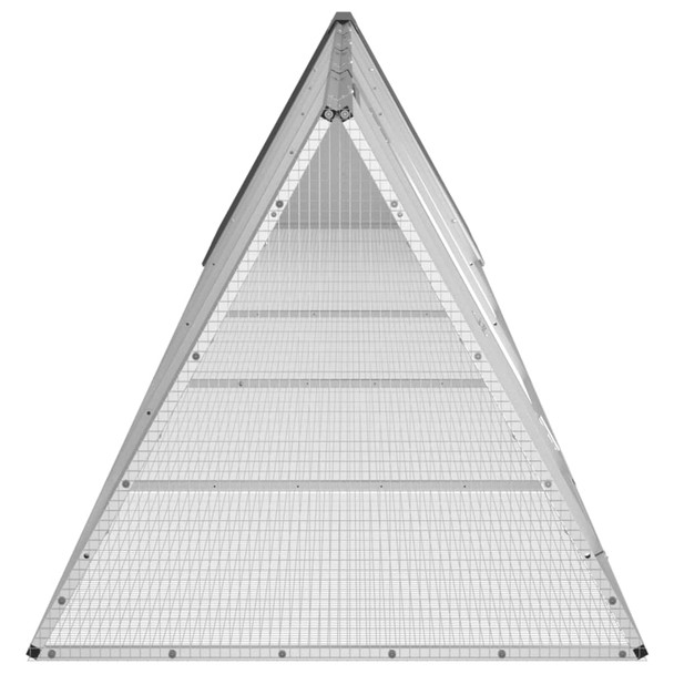 Kavez za zečeve antracit 504,5x80,5x71 cm pocinčani čelik 3106448