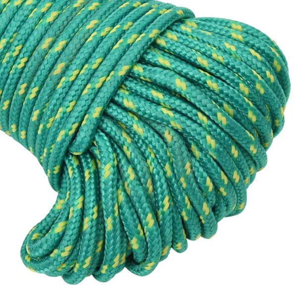 Brodski konop zeleni 3 mm 100 m od polipropilena 152695