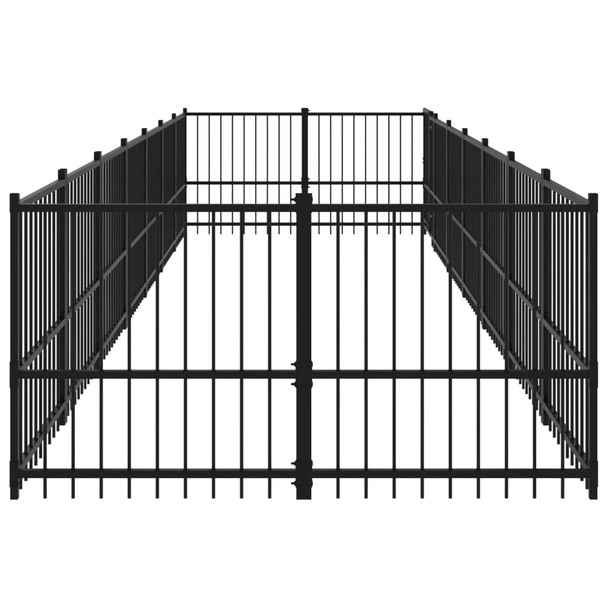 Vanjski kavez za pse čelični 13,14 m² 3124603