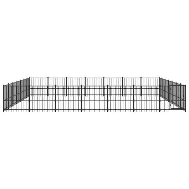 Vanjski kavez za pse čelični 46,1 m² 3124650