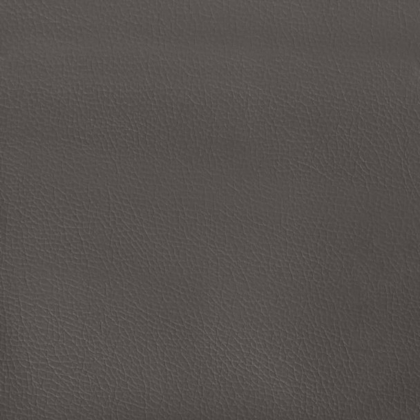Klupa siva 70 x 30 x 30 cm od umjetne kože 346636